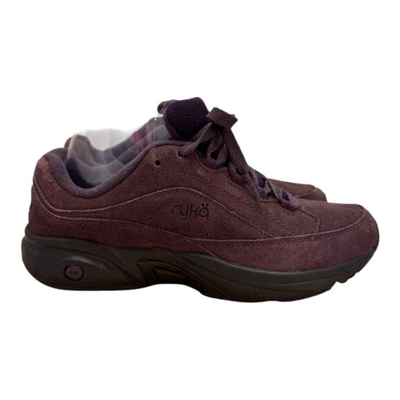 Ryka Catalyst III Purple Suede Walking Shoe 7M - Picture 5 of 10